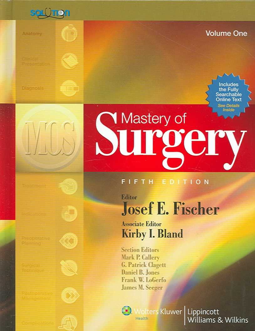 Mastery of Surgery, 2 Volume Set,Used