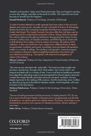 Value Practices in the Life Sciences and Medicine,Used