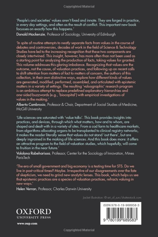 Value Practices in the Life Sciences and Medicine,Used