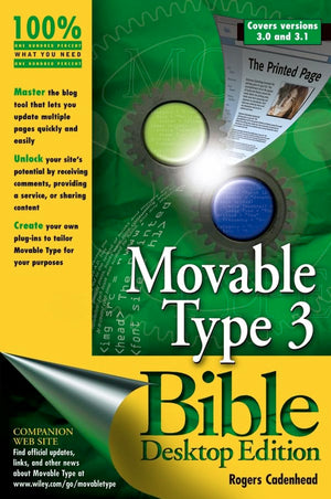 Movable Type 3 Bible,Used