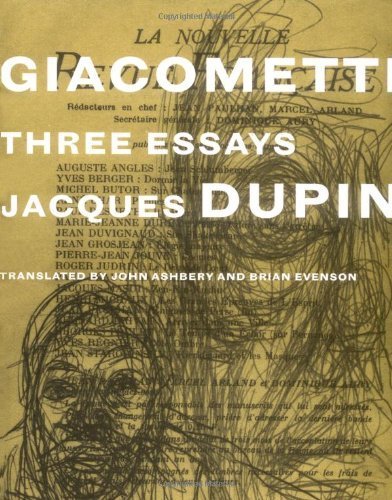Giacometti: Three Essays-used