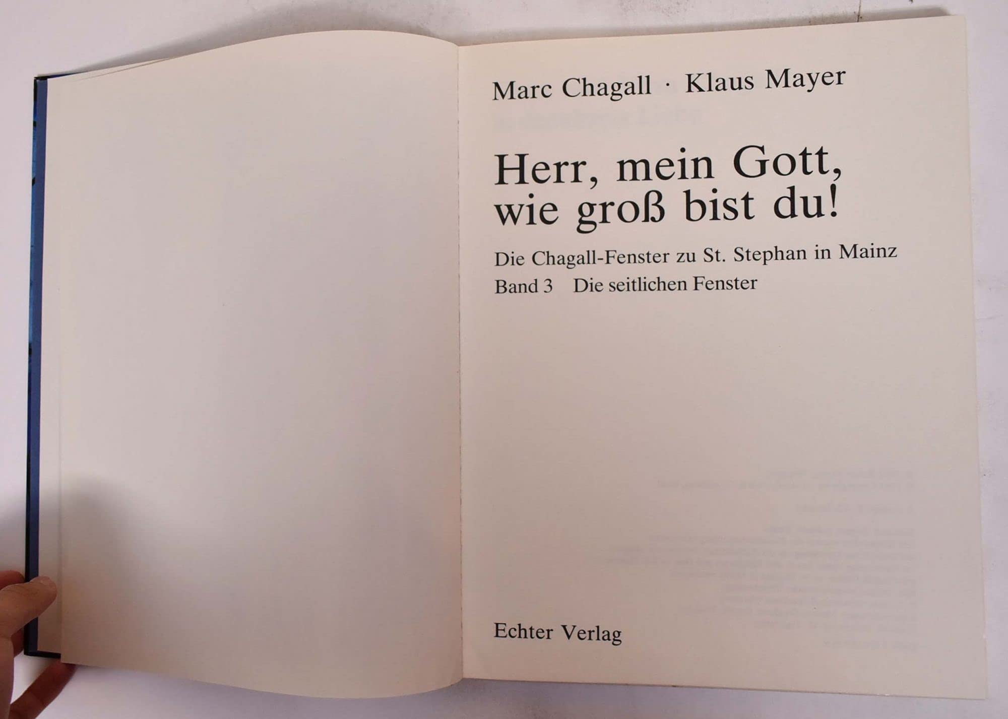 Herr, mein Gott, wie gross bist Du!: Die ChagallFenster zu St. Stephan in Mainz (German Edition),Used