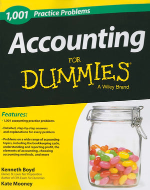 Accounting: 1,001 Practice Problems For Dummies,Used