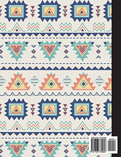Composition Notebook College Ruled: Tribal Notebook, School Notebooks, Boho Composition Book, Tribal Gifts, Cute Composition Not,Used