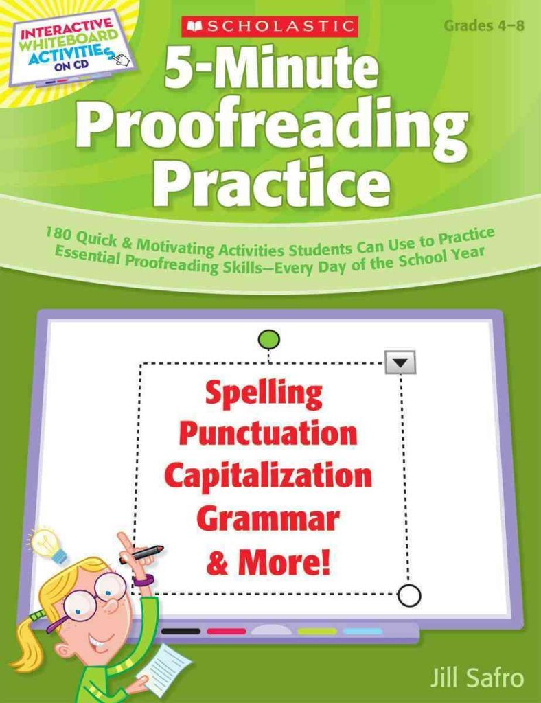 Interactive Whiteboard Activities: 5Minute Proofreading Practice: 180 Quick & Motivating Activities Students Can Use To Practic