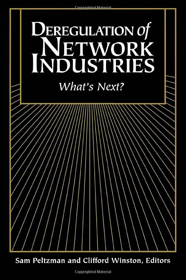 Deregulation of Network Industries: What's Next?,Used