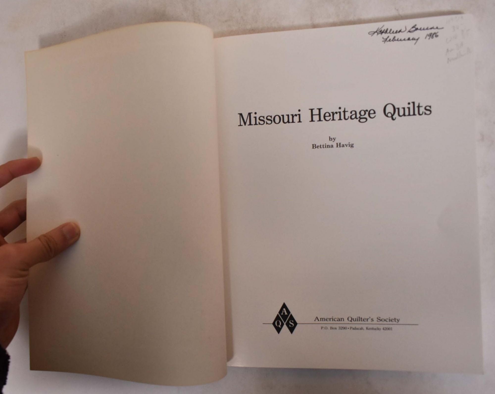 Missouri Heritage Quilts,Used