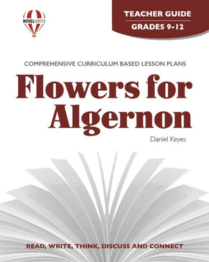 Flowers for Algernon  Teacher Guide by Novel Units,Used