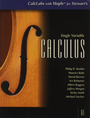 CalcLabs with Maple for Stewarts Single Variable Calculus,Used