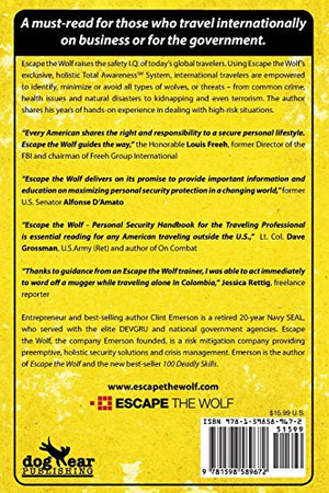 Escape The Wolf: A Security Handbook for Traveling Professionals,Used