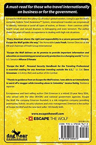 Escape The Wolf: A Security Handbook for Traveling Professionals,Used