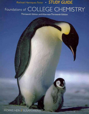 Student Study Guide to accompany Foundations of College Chemistry, 13E & Alt 13E,Used