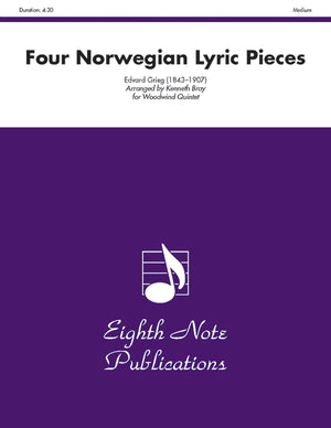 Four Norwegian Lyric Pieces: Score & Parts (Eighth Note Publications),Used