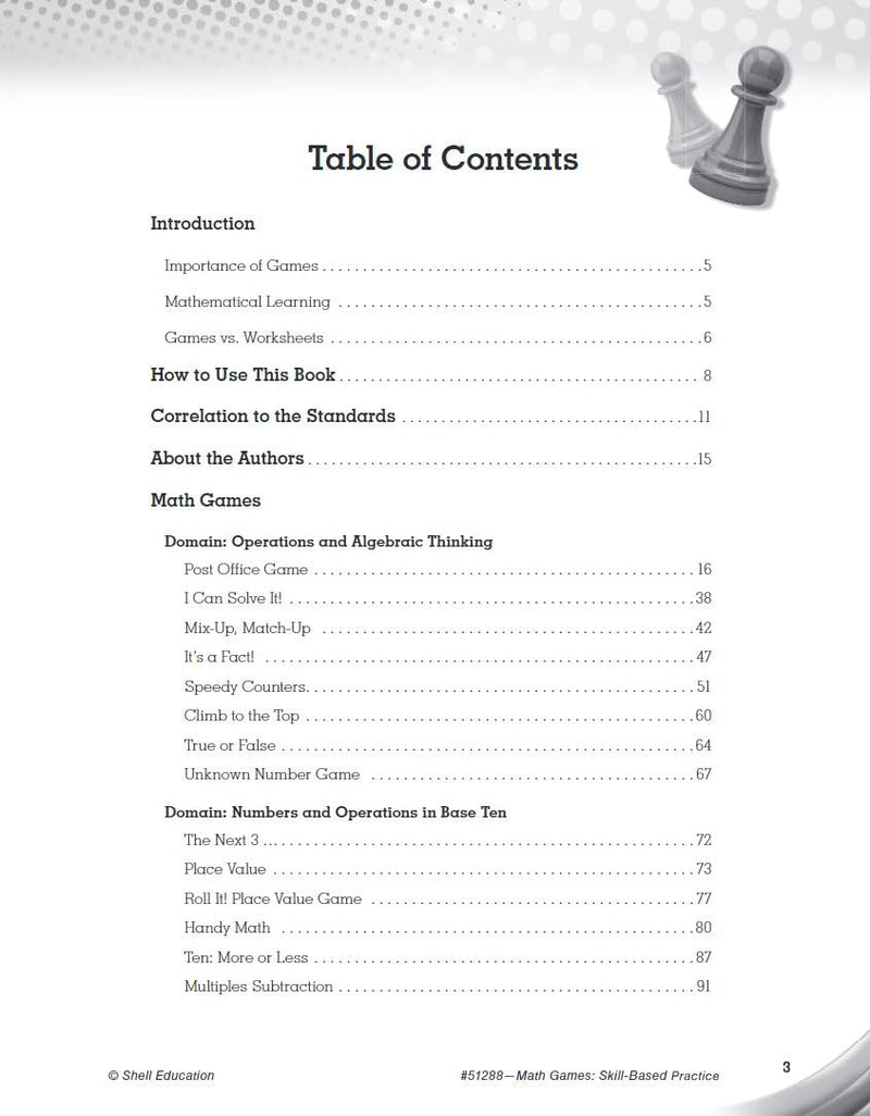 Math Games: SkillBased Practice for First Grade,Used