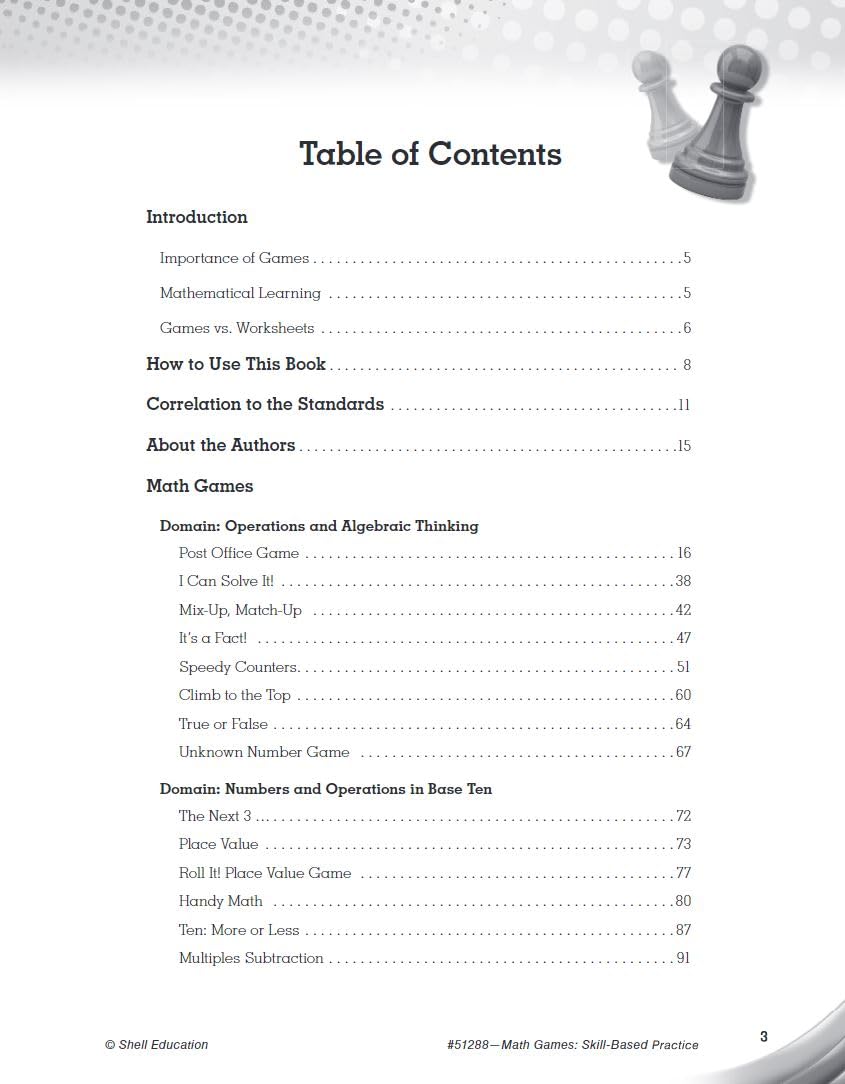 Math Games: SkillBased Practice for First Grade,Used