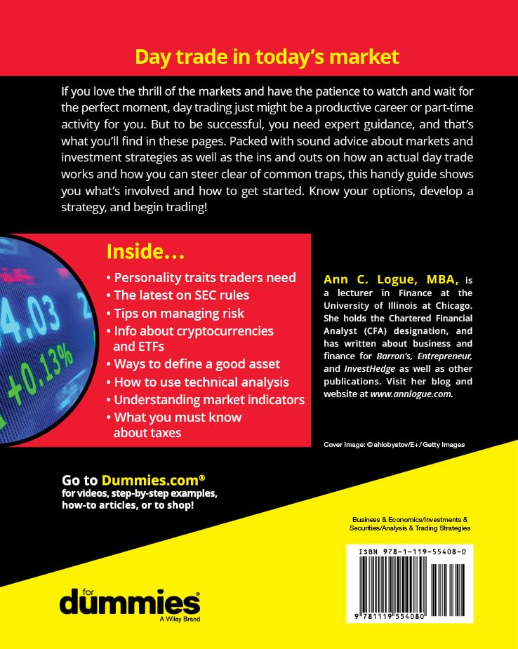 Day Trading For Dummies, 4Th Edition (For Dummies (Business & Personal Finance))