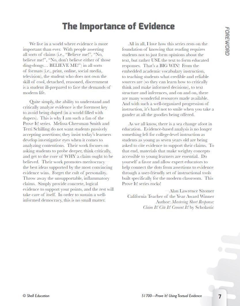 Prove It! Using Textual Evidence, Levels 35,Used