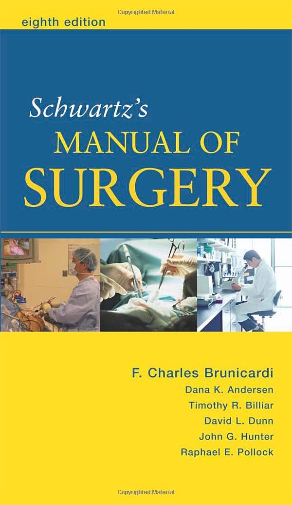 Schwartz's Manual of Surgery,Used