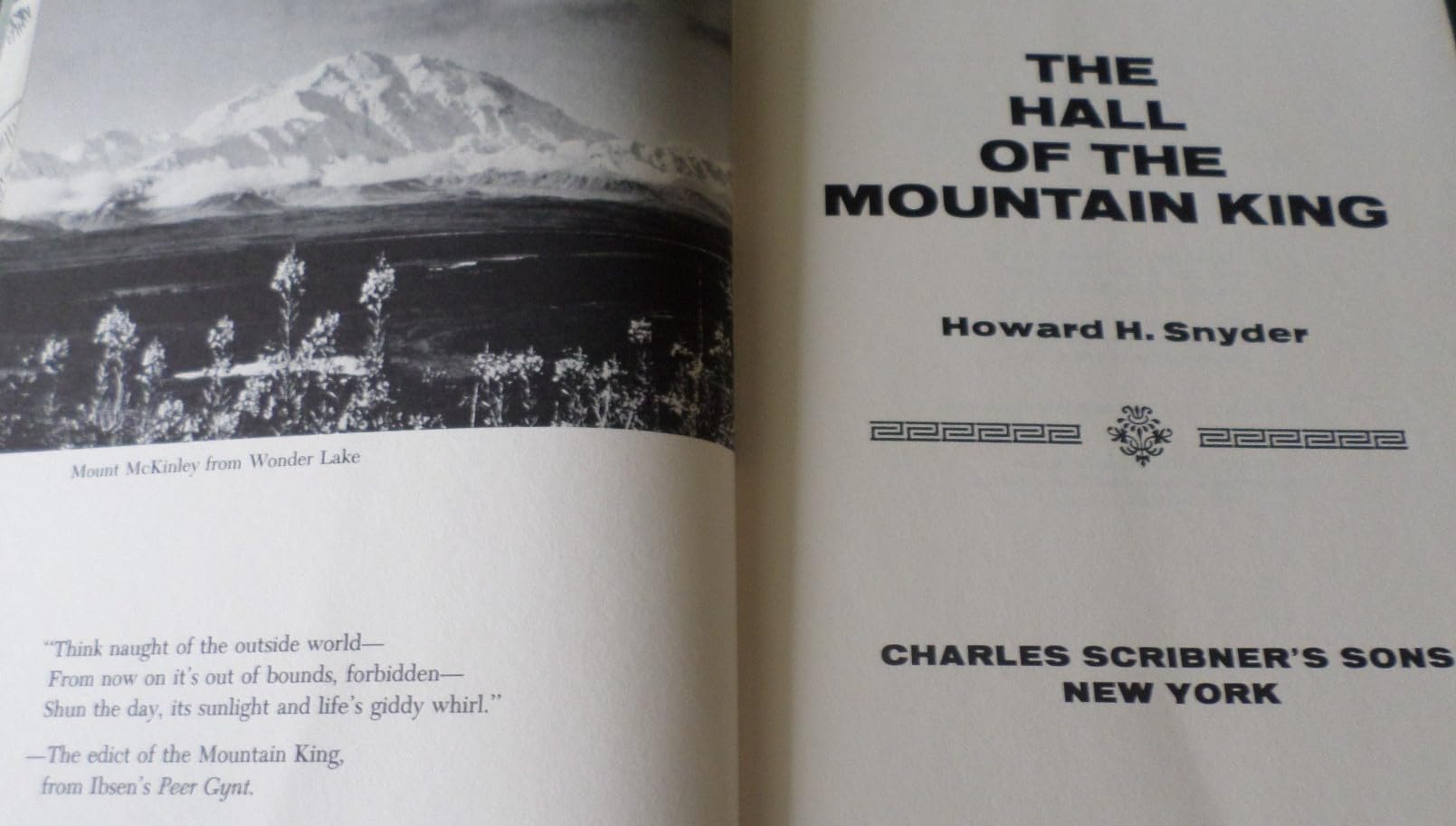 The Hall of the Mountain King: The True Story of a Tragic Climb,Used