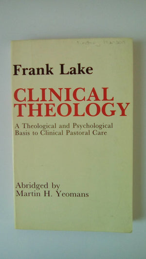 Clinical Theology,Used