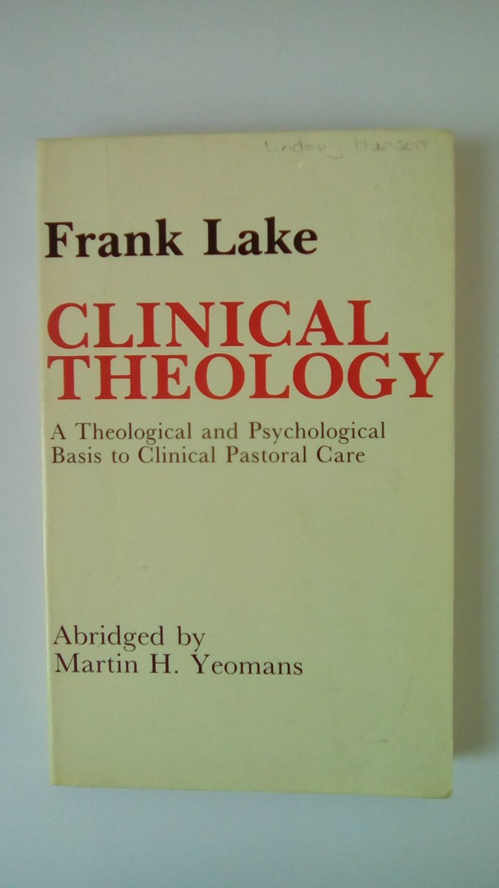 Clinical Theology,Used