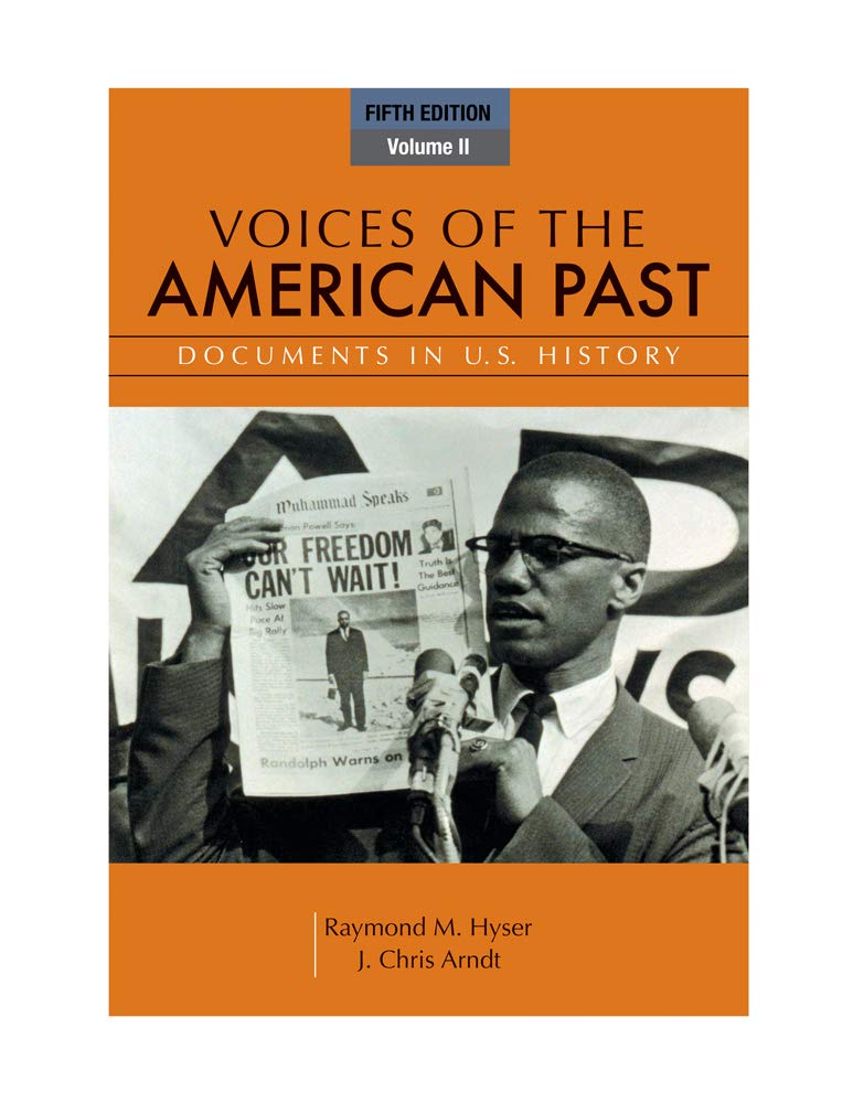 Voices of the American Past, Volume II,Used