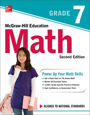 McGrawHill Education Math Grade 7, Second Edition,Used