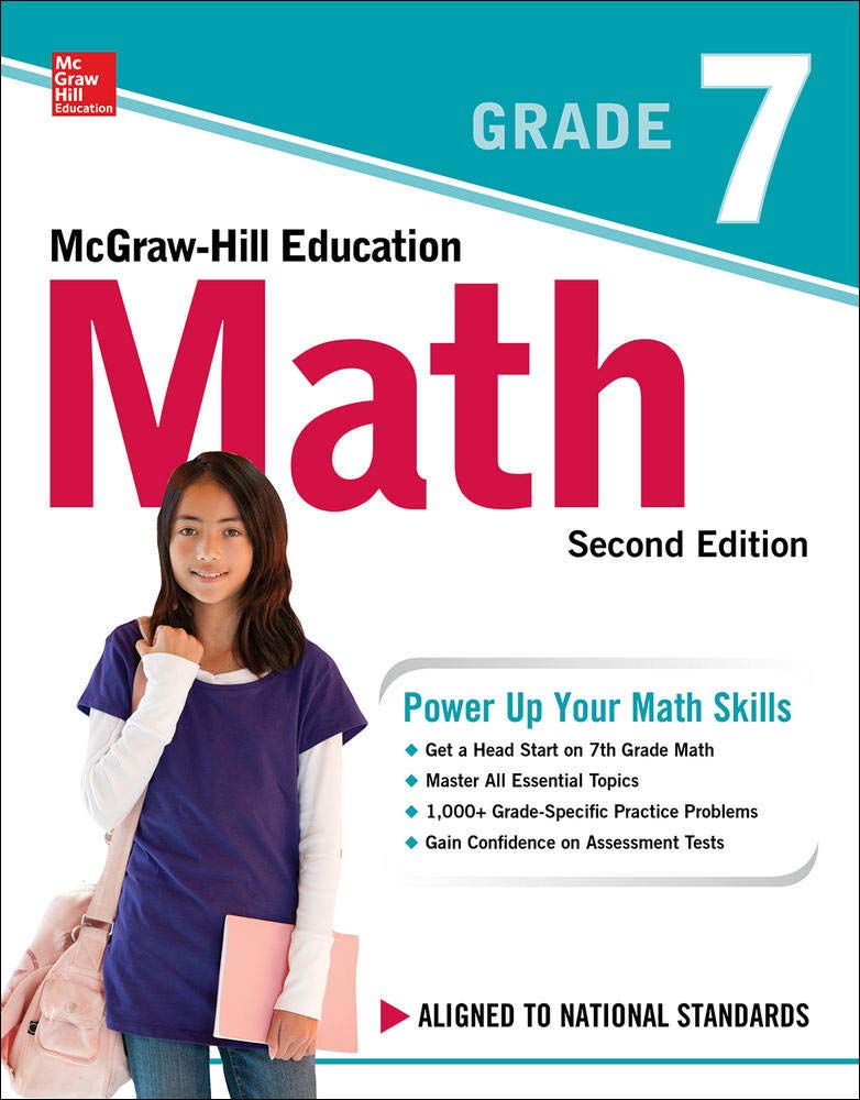 McGrawHill Education Math Grade 7, Second Edition,Used