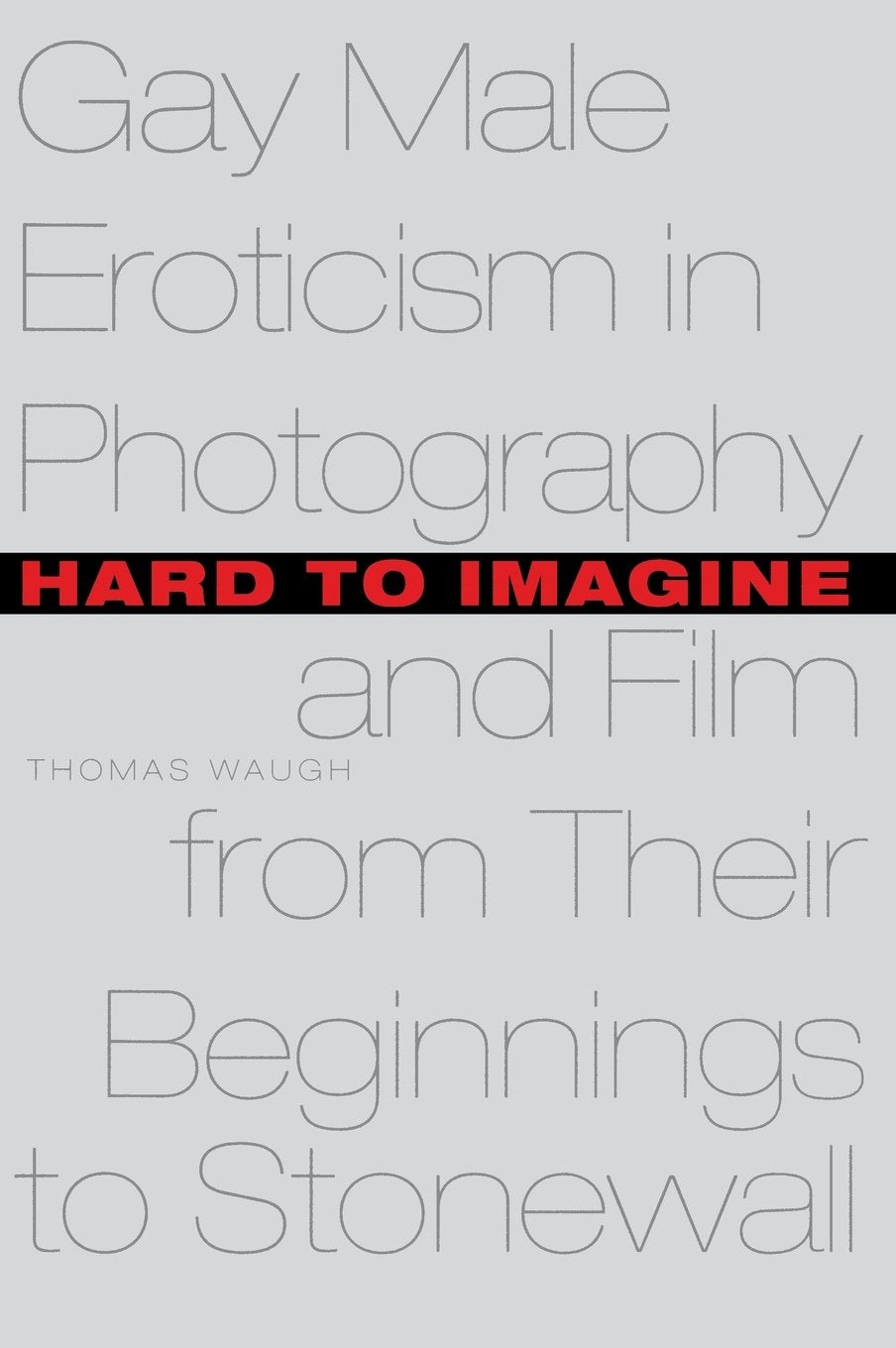 Hard To Imagine: Gay Male Eroticism In Photography And Film From Their Beginnings To Stonewall