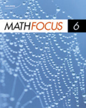 Nelson Math Focus 6 Student Book,Used