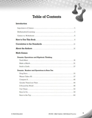 Math Games: SkillBased Practice for Fifth Grade,Used