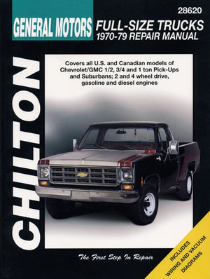 General Motors FullSize Trucks, 197079 (Chilton's Total Car Care Repair Manual) (Chilton Total Car Care Series Manuals),Used