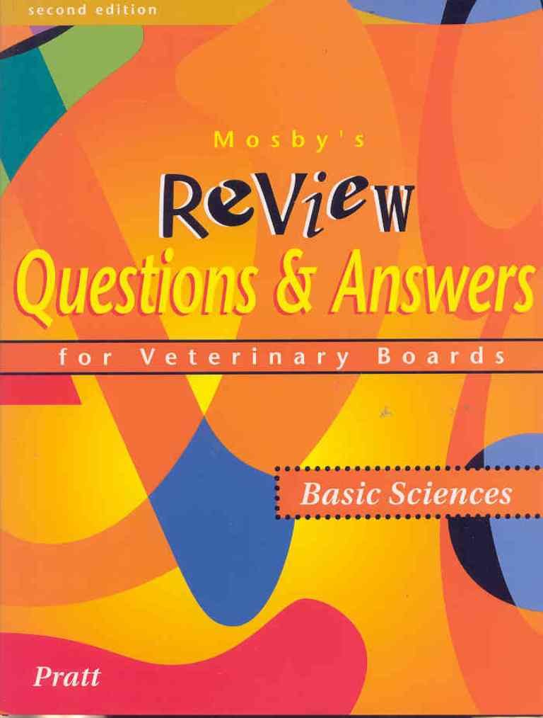 Mosby'S Review Questions & Answers For Veterinary Boards; Basic Sciences,Used