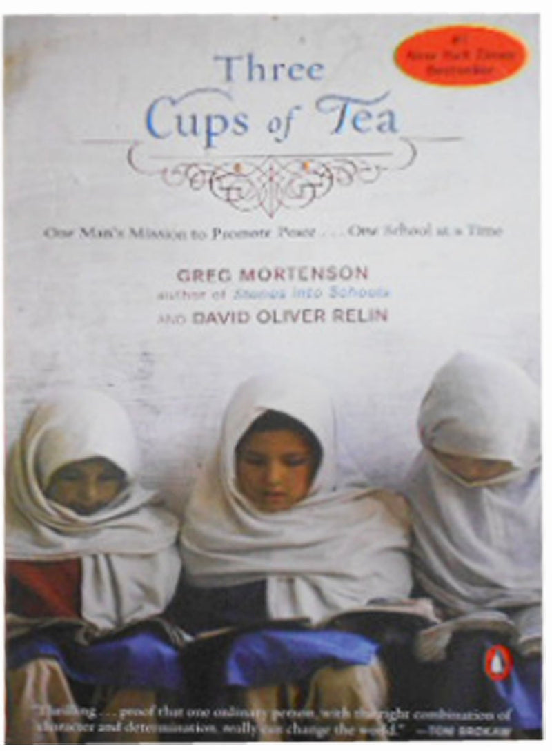 Three Cups of Tea: One Man's Extraordinary Journey to Promote Peace  One School at a Time,Used