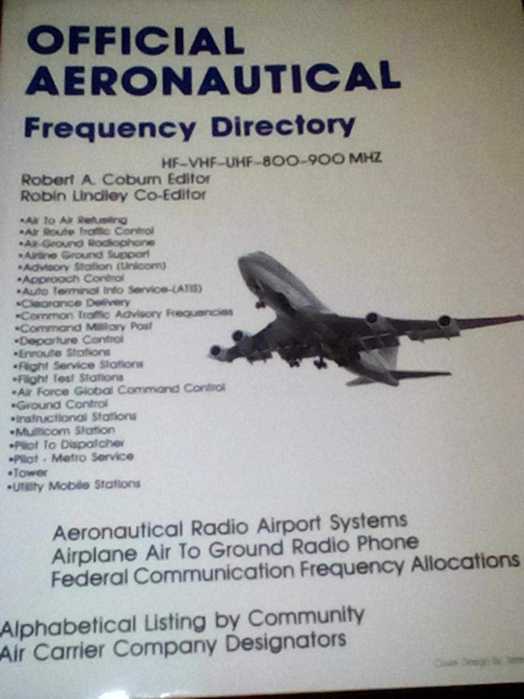 Official aeronautical frequency directory: High frequency, very high frequency & much more,Used