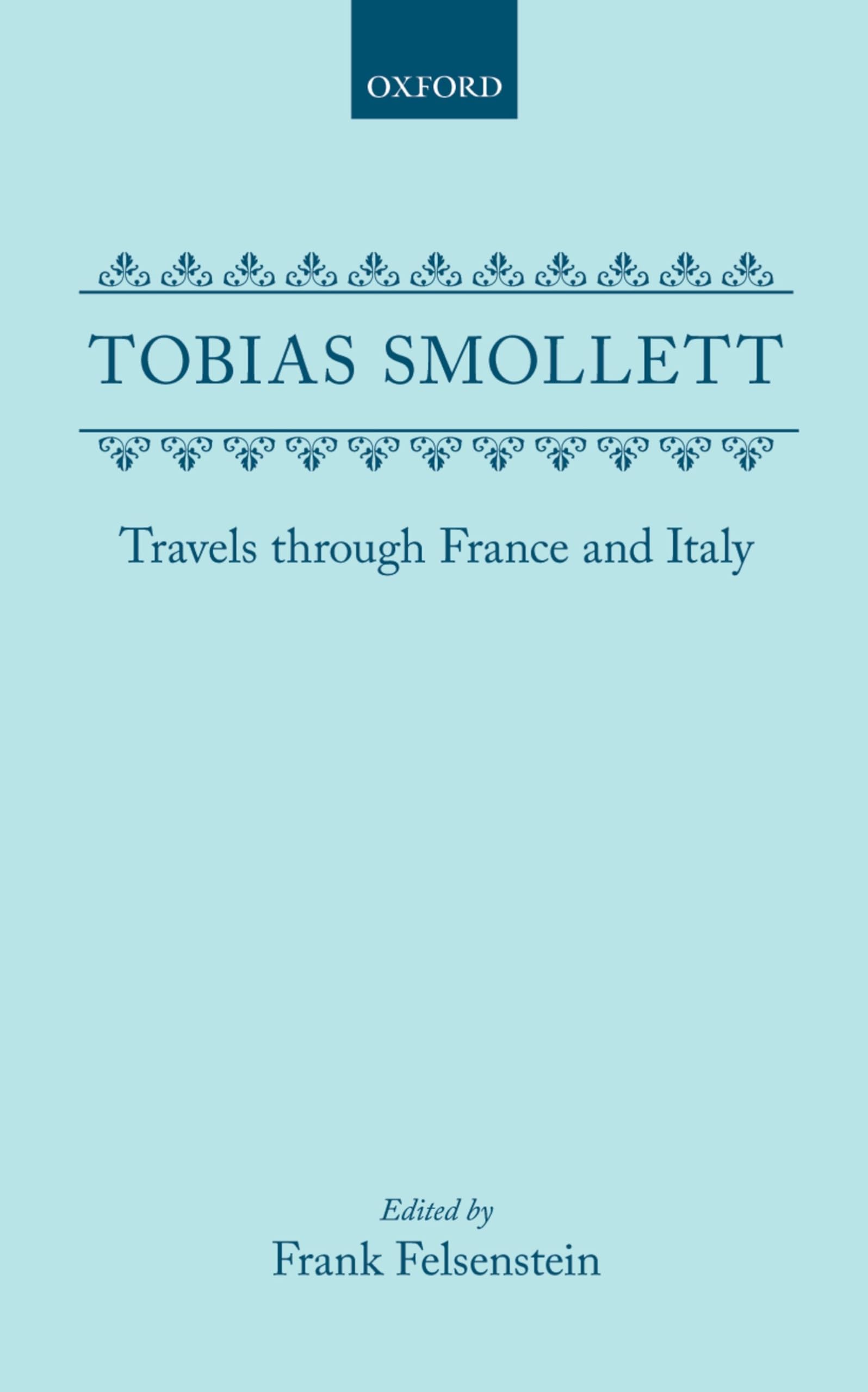 Travels Through France And Italy