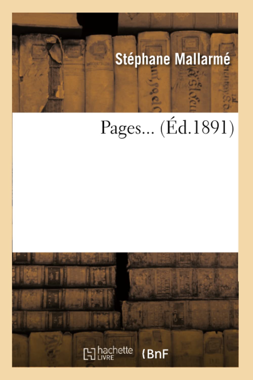 Pages (D.1891) (Litterature) (French Edition),Used