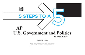 5 Steps to a 5 AP U.S. Government and Politics Flashcards (5 Steps to a 5 on the Advanced Placement Examinations Series),New