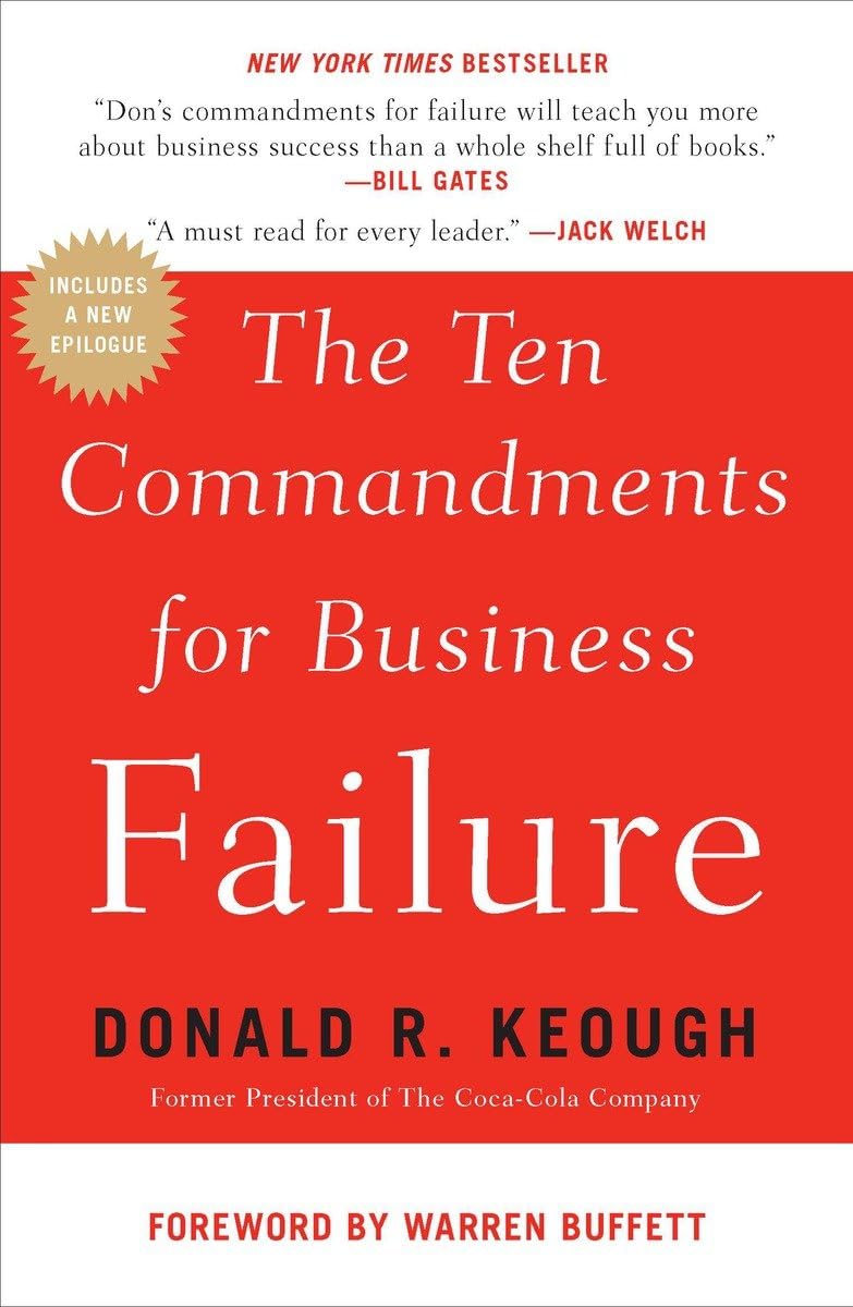 The Ten Commandments for Business Failure,Used
