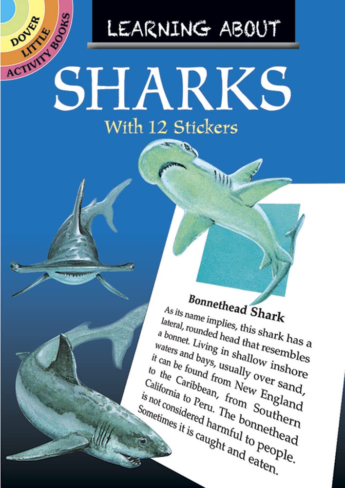 Learning About Sharks (Dover Little Activity Books: Sea Life),Used