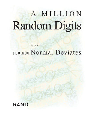 A Million Random Digits With 100,000 Normal Deviates,Used