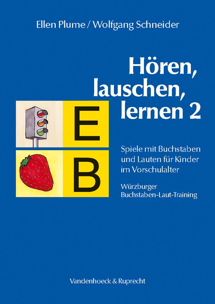 Horen, lauschen, lernen 2  Anleitung: Spiele mit Buchstaben und Lauten fur Kinder im Vorschulalter  Wurzburger BuchstabenLaut,Used