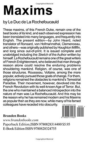 Maxims,New