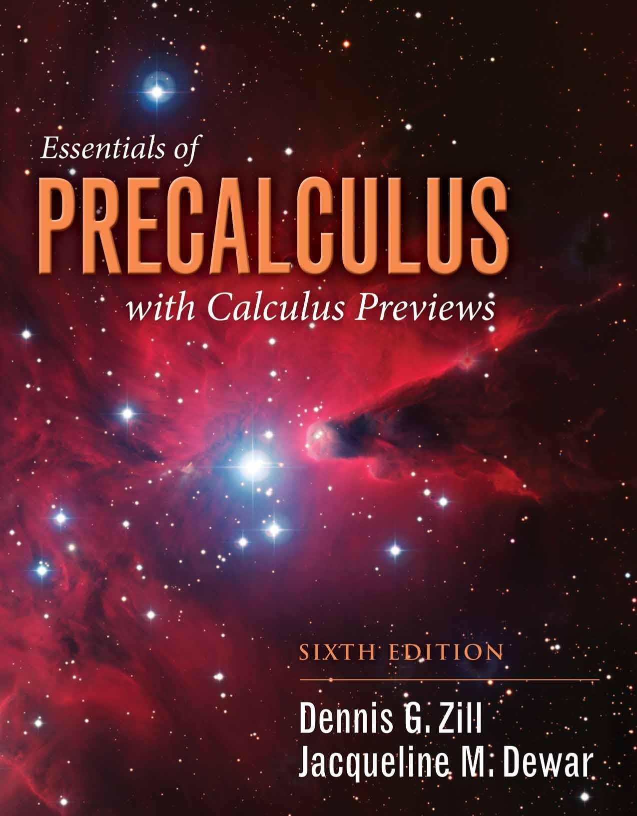 Essentials Of Precalculus With Calculus Previews (Jones & Bartlett Learning Series In Mathematics)