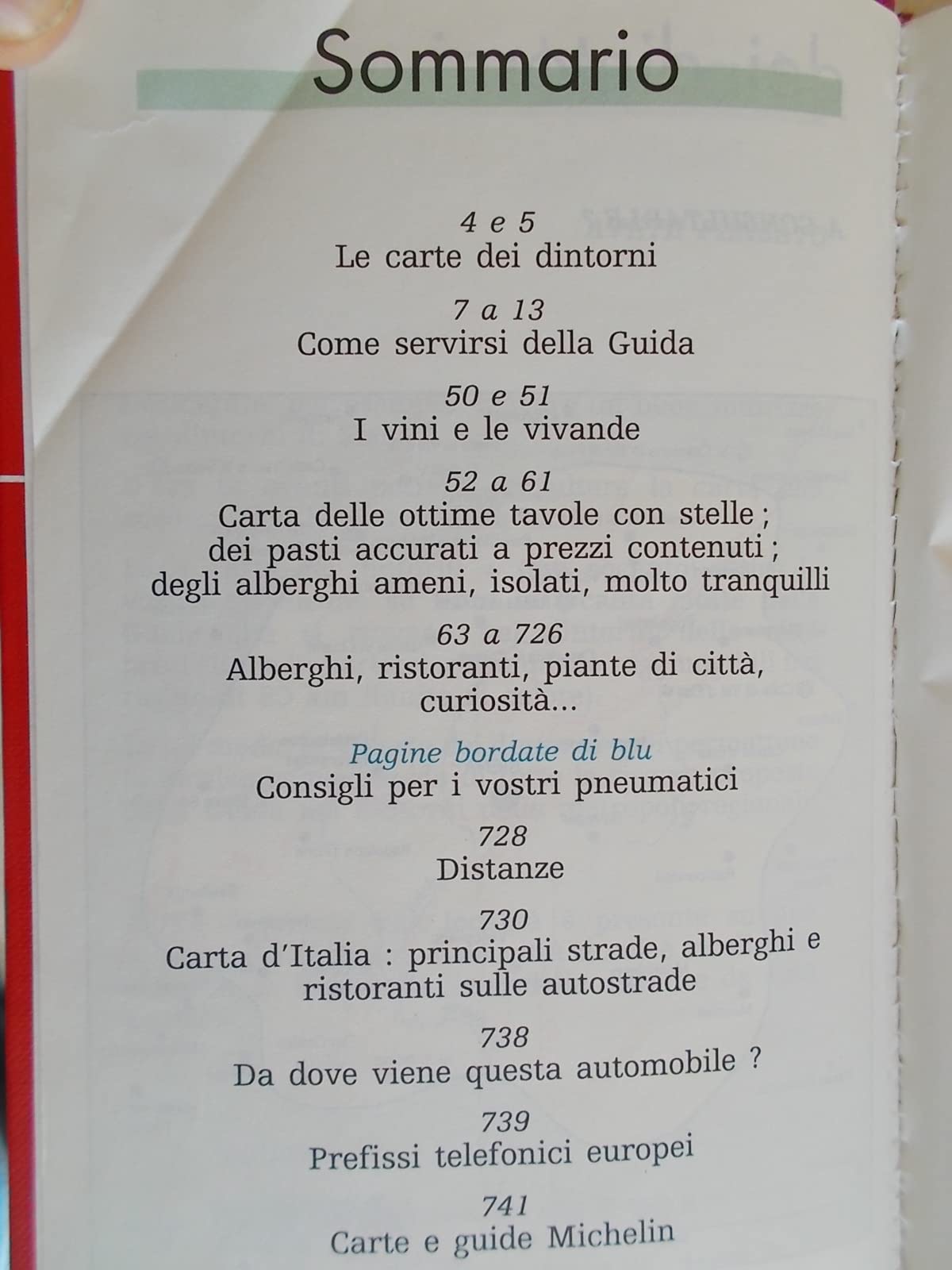Italia Red Guide,Used