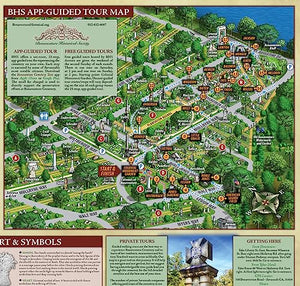 Bonaventure Cemetery Illustrated Map