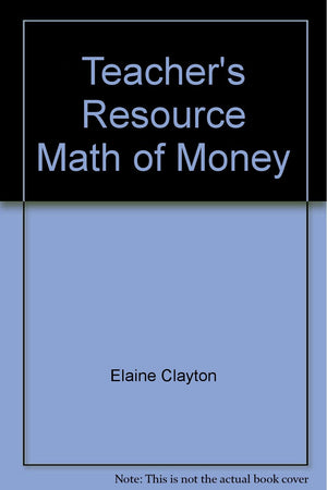 Teacher's Resource, Math of Money,Used