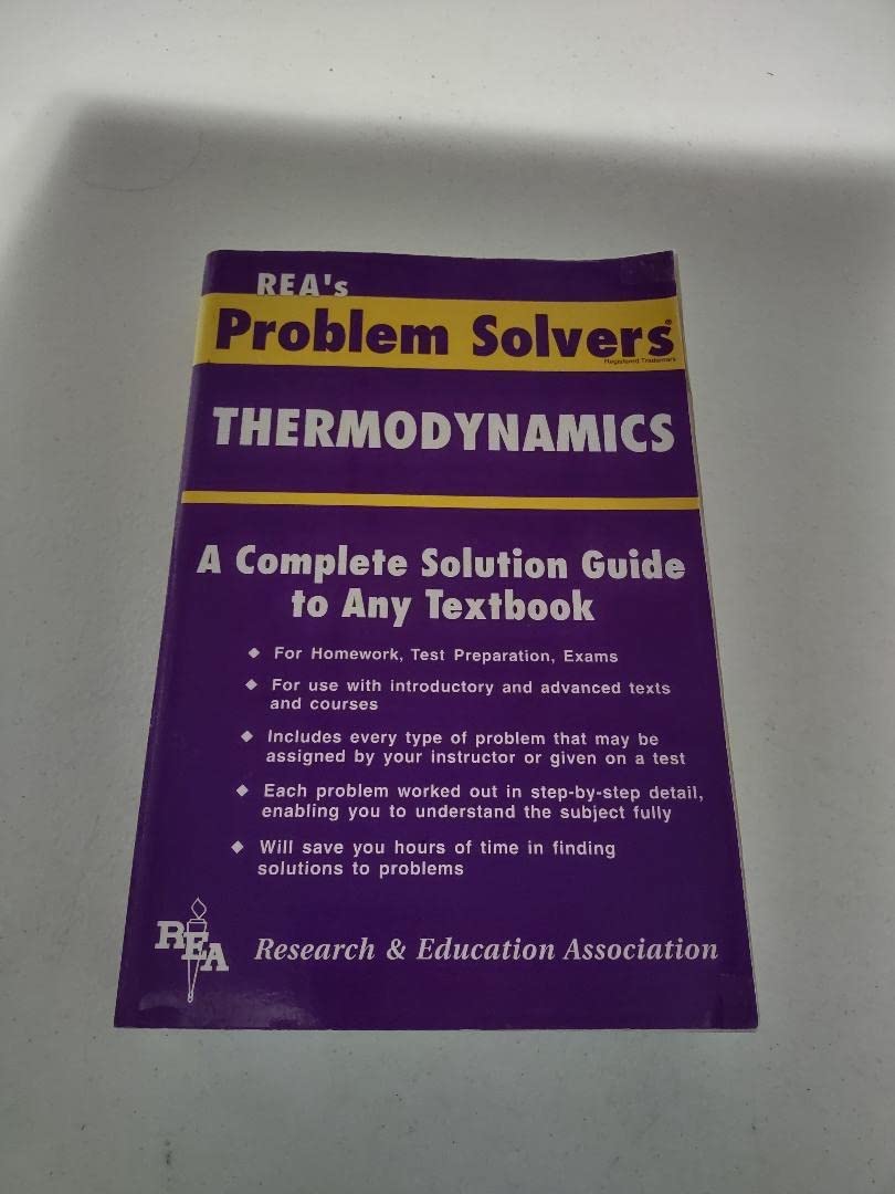 The Thermodynamics Problem Solver,Used