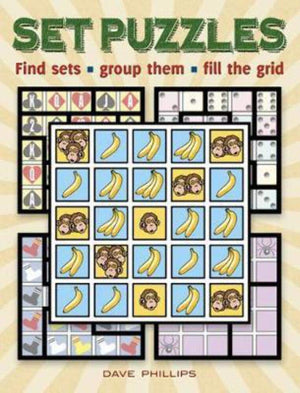 Set Puzzles: Find sets, group them, fill the grid,Used