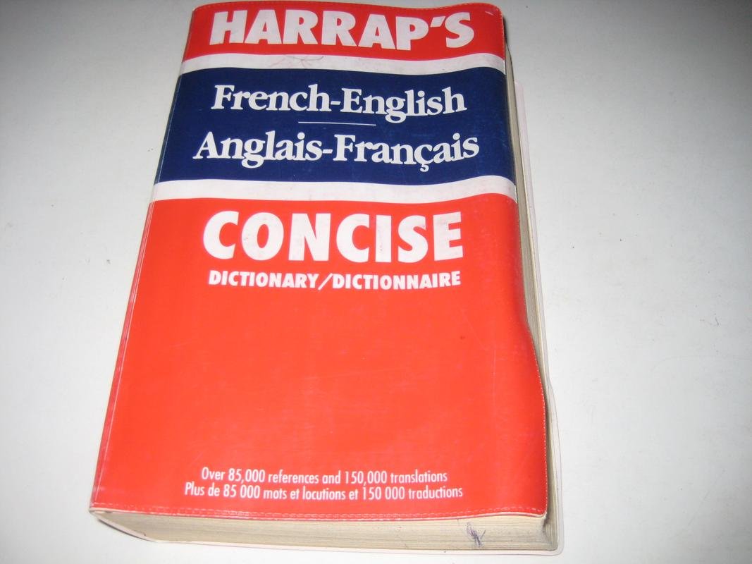 Harrap's concise FrenchEnglish dictionary: Dictionnaire anglaisfrancais,Used